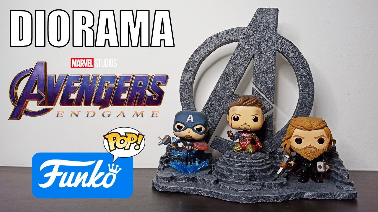 TUTORIAL - CÓMO HACER un DIORAMA de los AVENGERS para tus FUNKO POP - ArteDaniel