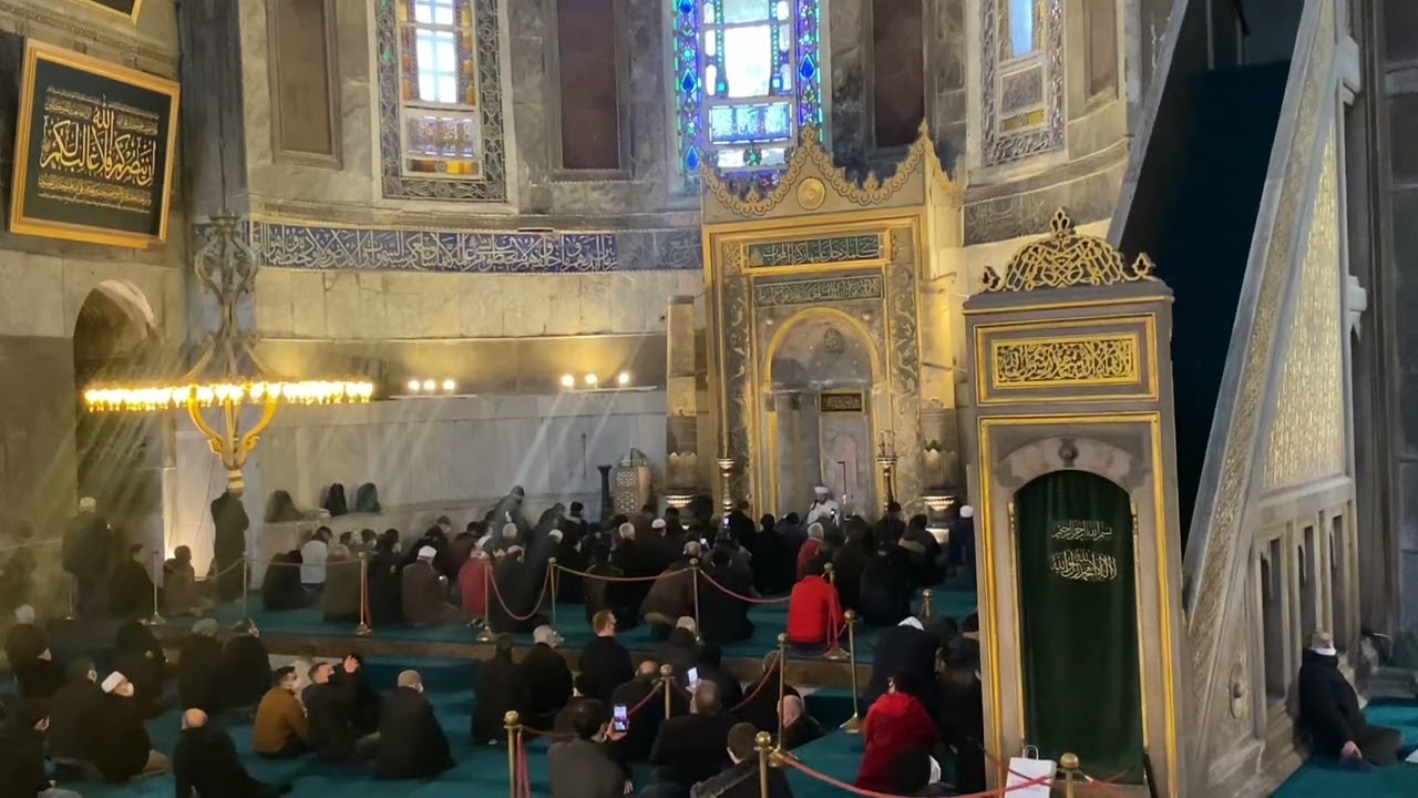 Ferruh Muştuer Ayasofya Kebiir Camii İmam Hatibi 07.02.2022 tarihli İkindi Mihrabiyesi