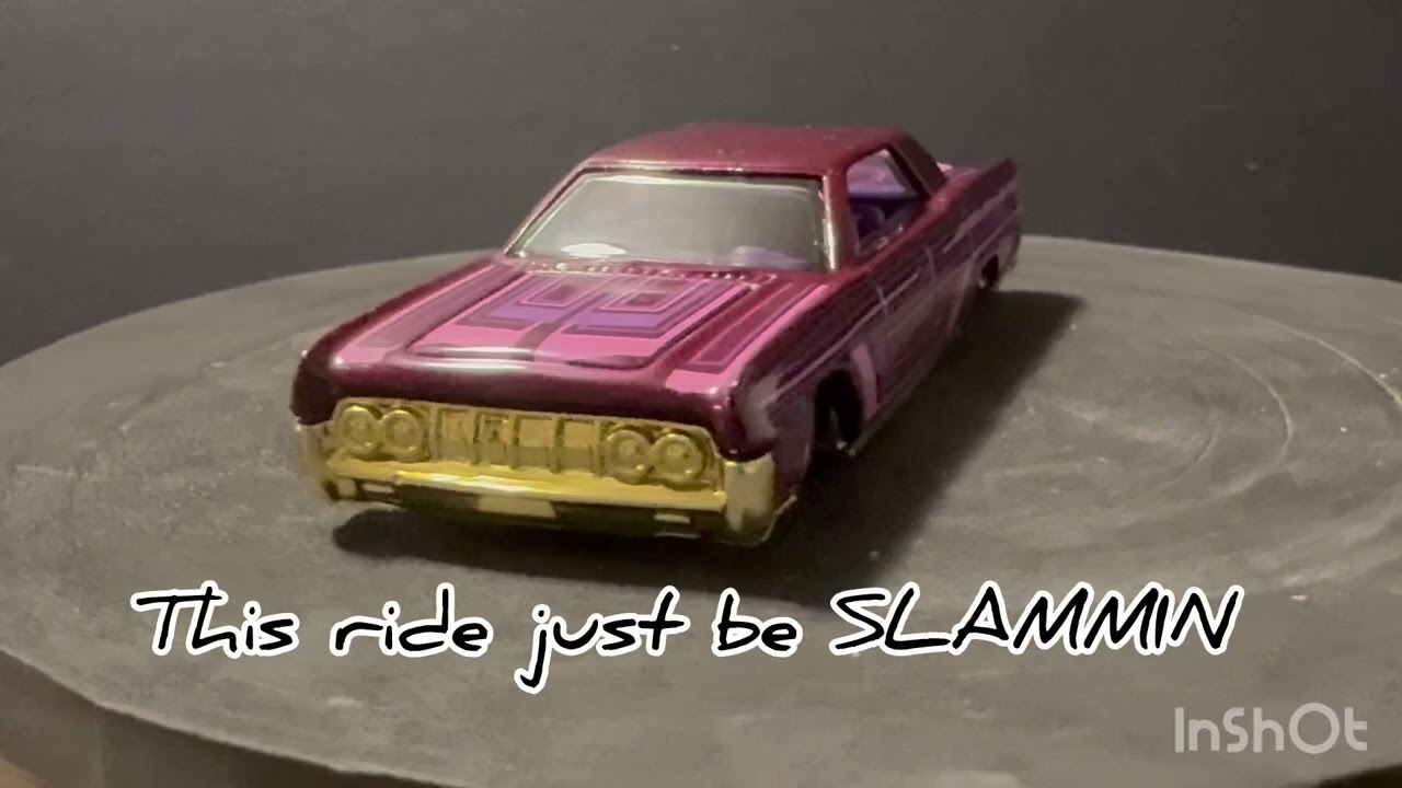 Hot Wheels Lowrider ‘64 Lincoln Continental Custom wheels swapped 