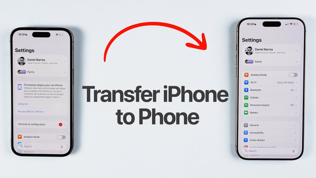 (2026) How to Transfer ALL DATA from old iPhone to new iPhone - Free and Official!