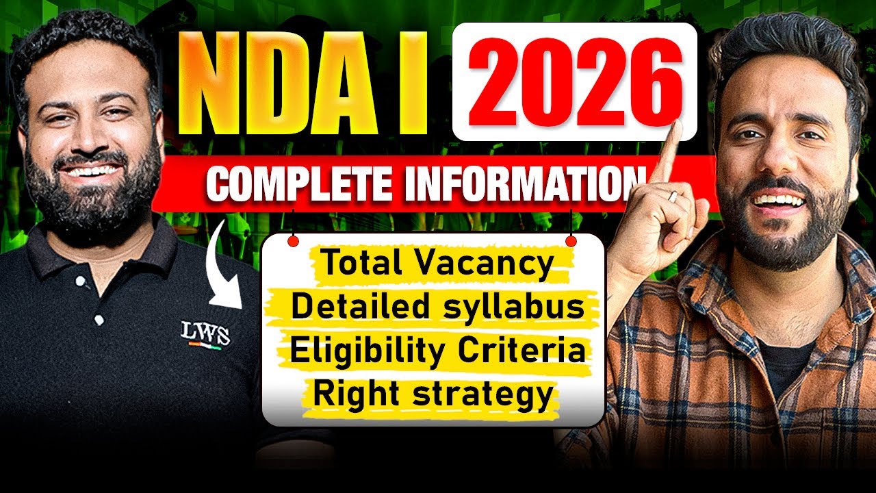 NDA 1 2026: Complete Guide 🔥 | Eligibility, Exam Pattern, Syllabus, Preparation Strategy | Ashu Sir