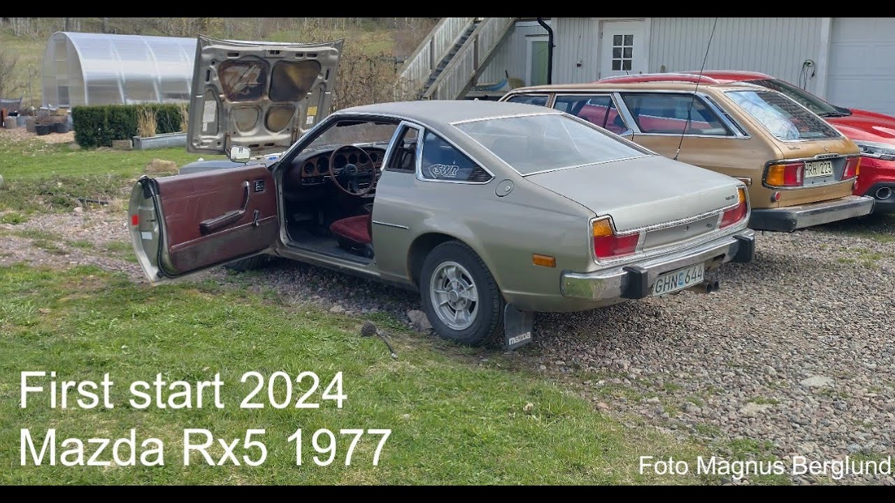 First start 2024 ! Mazda Rx5 1977