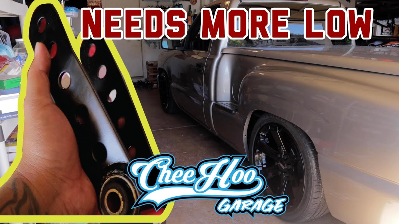 Drop Shackles on Sierra Silverado stepside fleetside NBS 99-06
