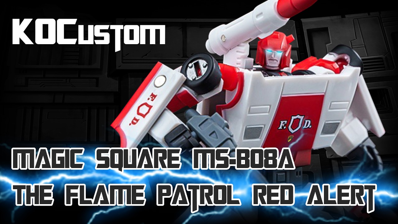 Magic Square MS B08A The Flame Patrol Red Alert Repaint Recenzja figurki KOCustom