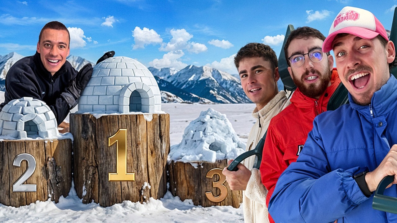 Qui Construira le Meilleur Igloo ? (Allan pète la forme)
