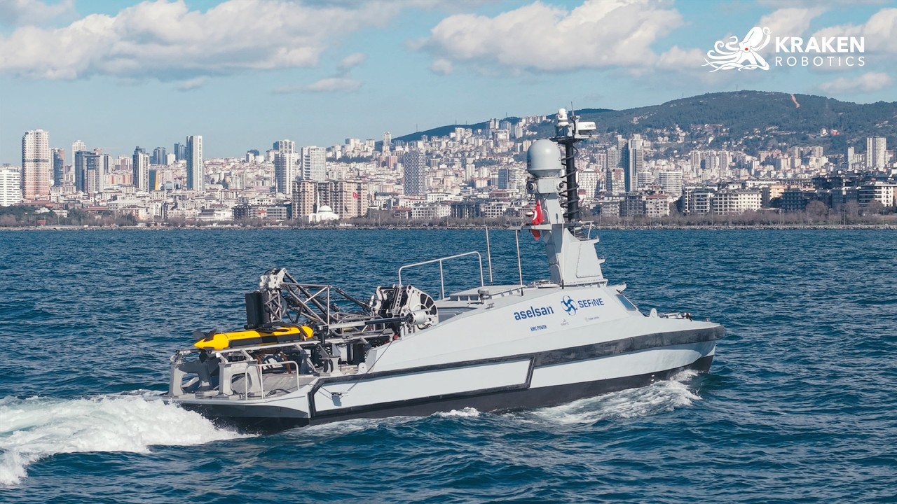 Kraken Robotics Demonstrates KATFISH Autonomous Launch and Recovery from SEFINE USV