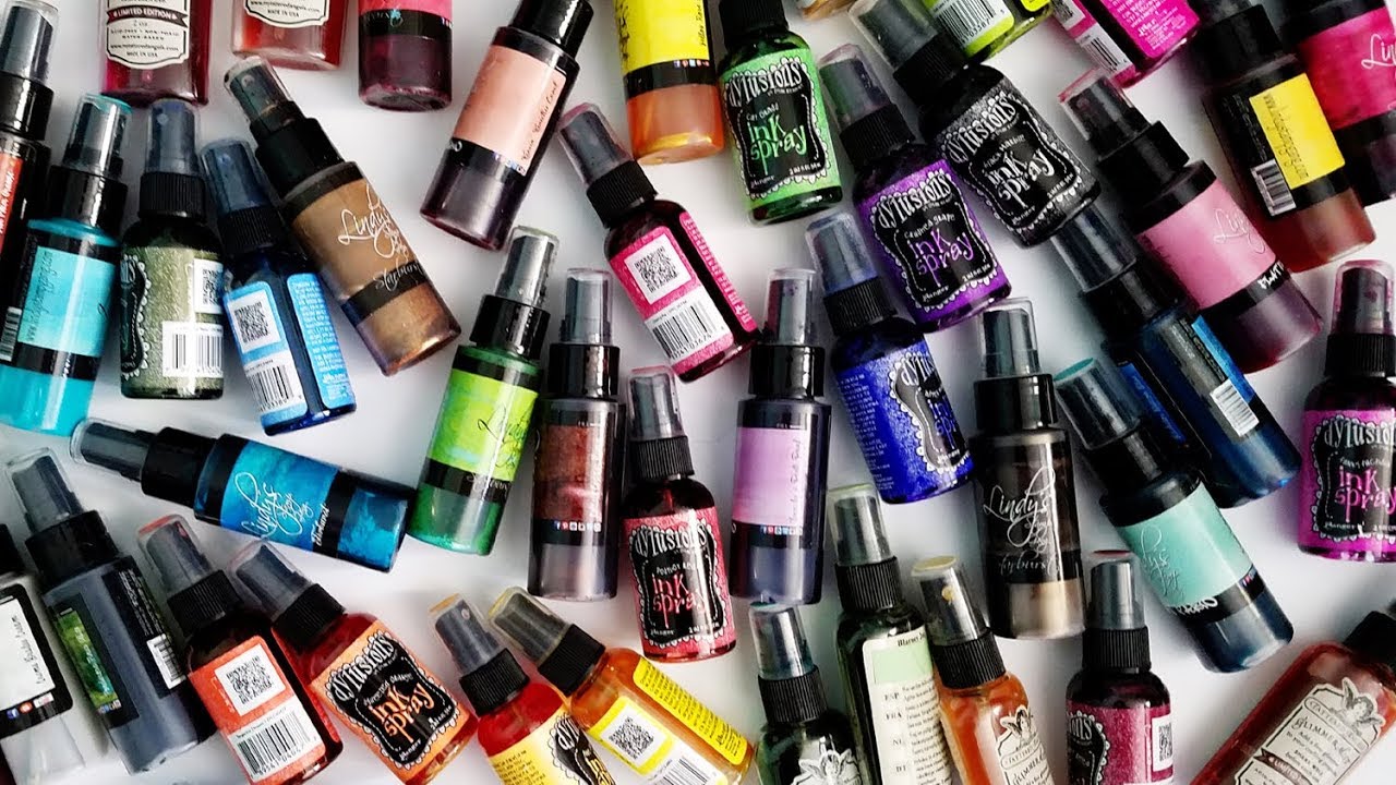 How I Label and Organize My Spray Inks
