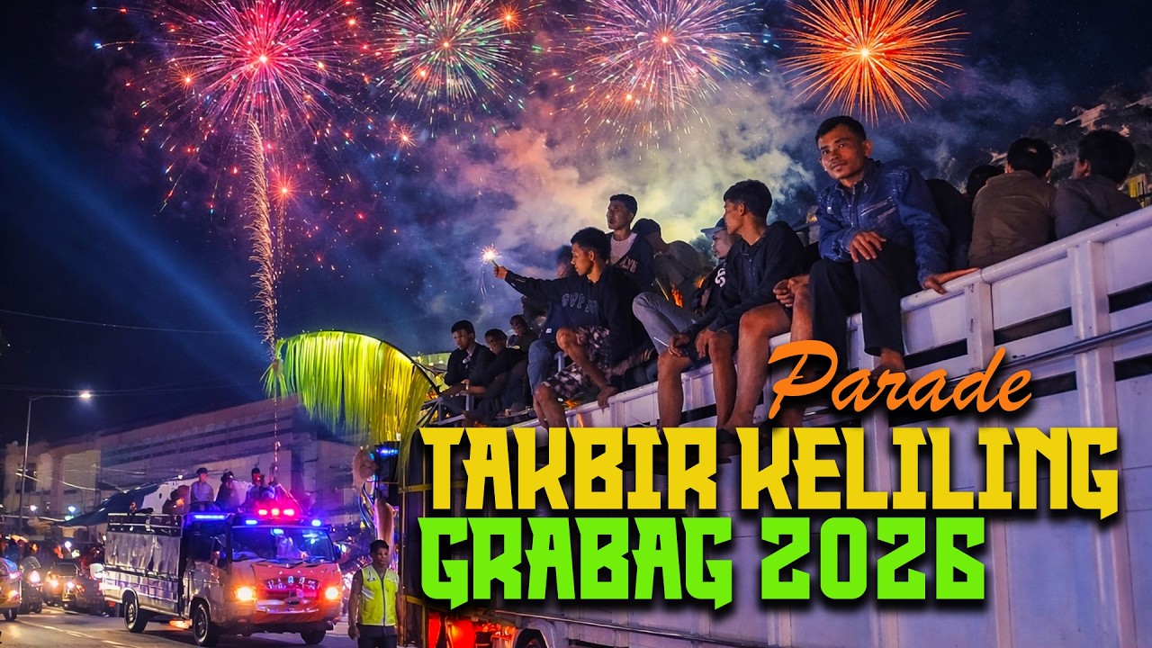 Peserta Membludak !! Parade Takbir Keliling di Grabag Magelang 2026
