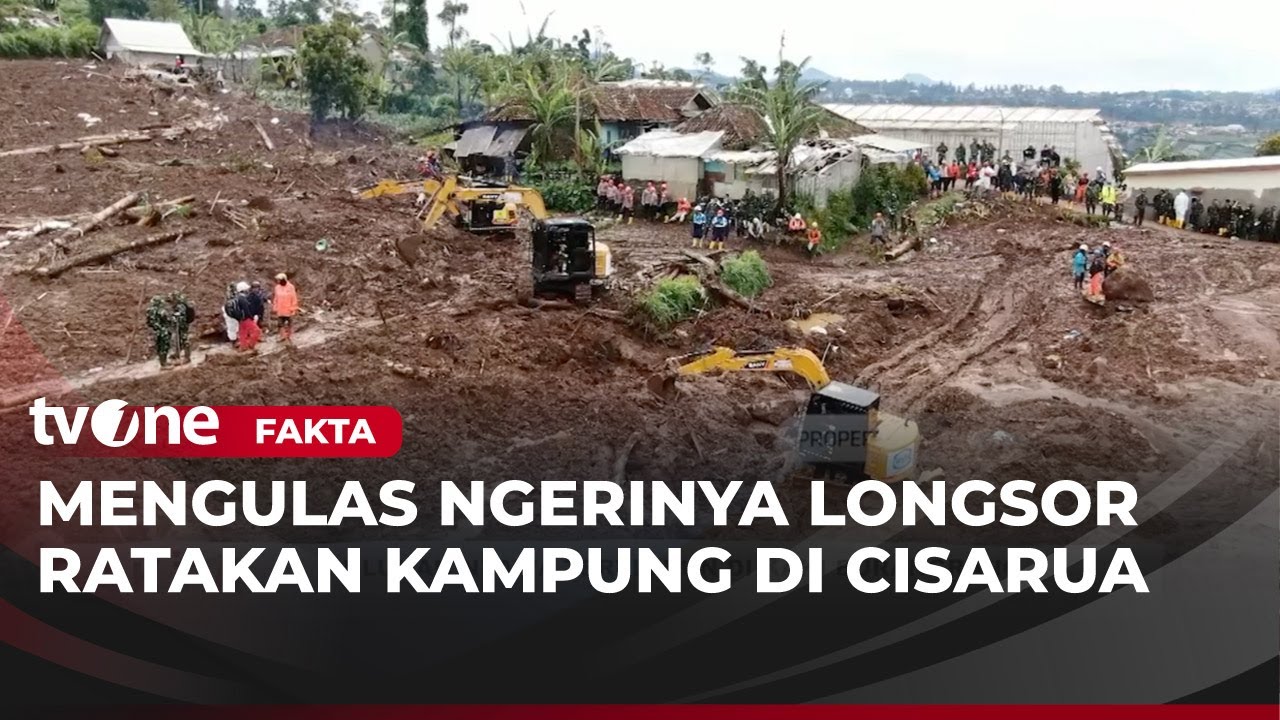 Harta Benda Tak Terselamatkan, Penampakan Bangkai Kendaraan Korban Longsor Cisarua | Fakta tvOne