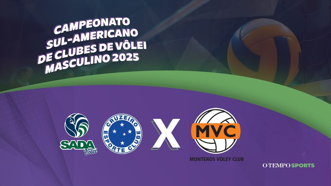 SADA CRUZEIRO X MONTEROS (ARG) - AO VIVO E COM IMAGENS - SUL-AMERICANO DE CLUBES DE VÔLEI