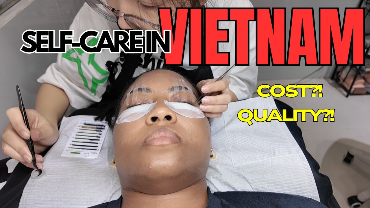I FINALLY Tried Vietnam's 🇻🇳 Beauty Treatments | Putting Nails, Facials, Lashes to the test in VN
