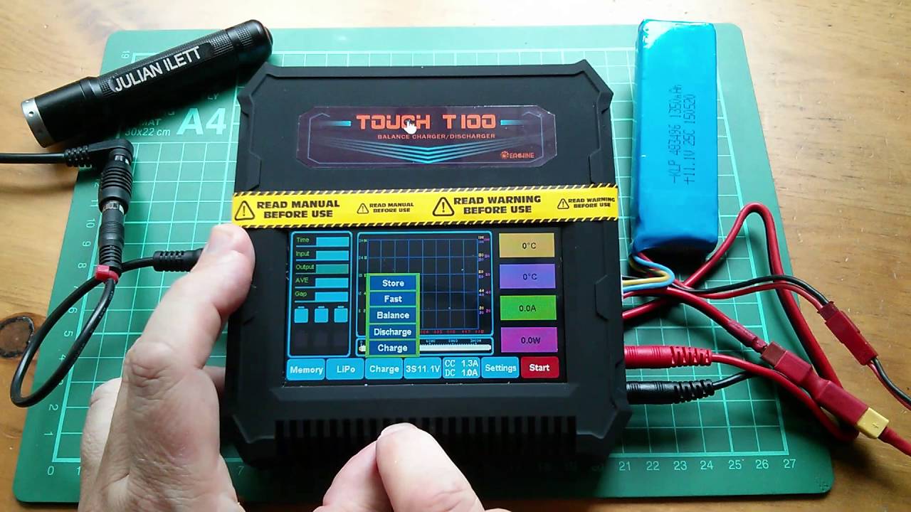 First Play: Eachine Touch T100 Multi Chemistry Charger #1