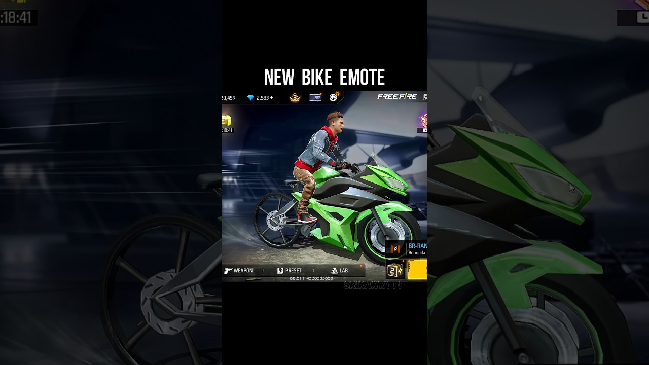 New On Motorbike Emote 🔥 OB51 Update Emote in Free Fire