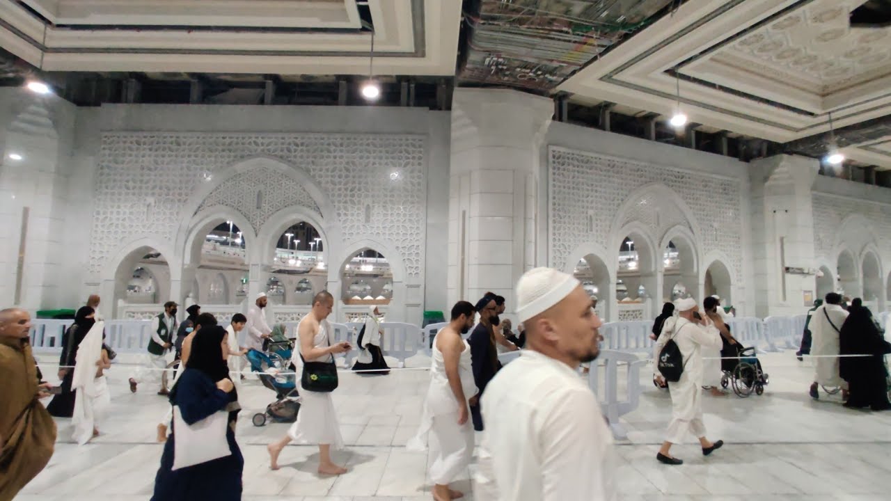 KABE VE ÇEVRESİNDE İFTAR ANI VE 2.KAT TAVAF ALANI (6 RAMAZAN 2024)