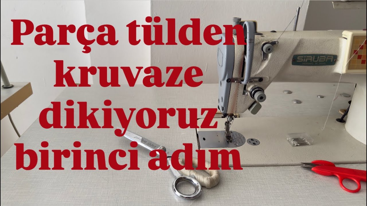 Parça tülden kruvaze tül dikimi| DIY Sheer Curtain from Fabric Scrap –Step-by-Step Sewing Tutorial