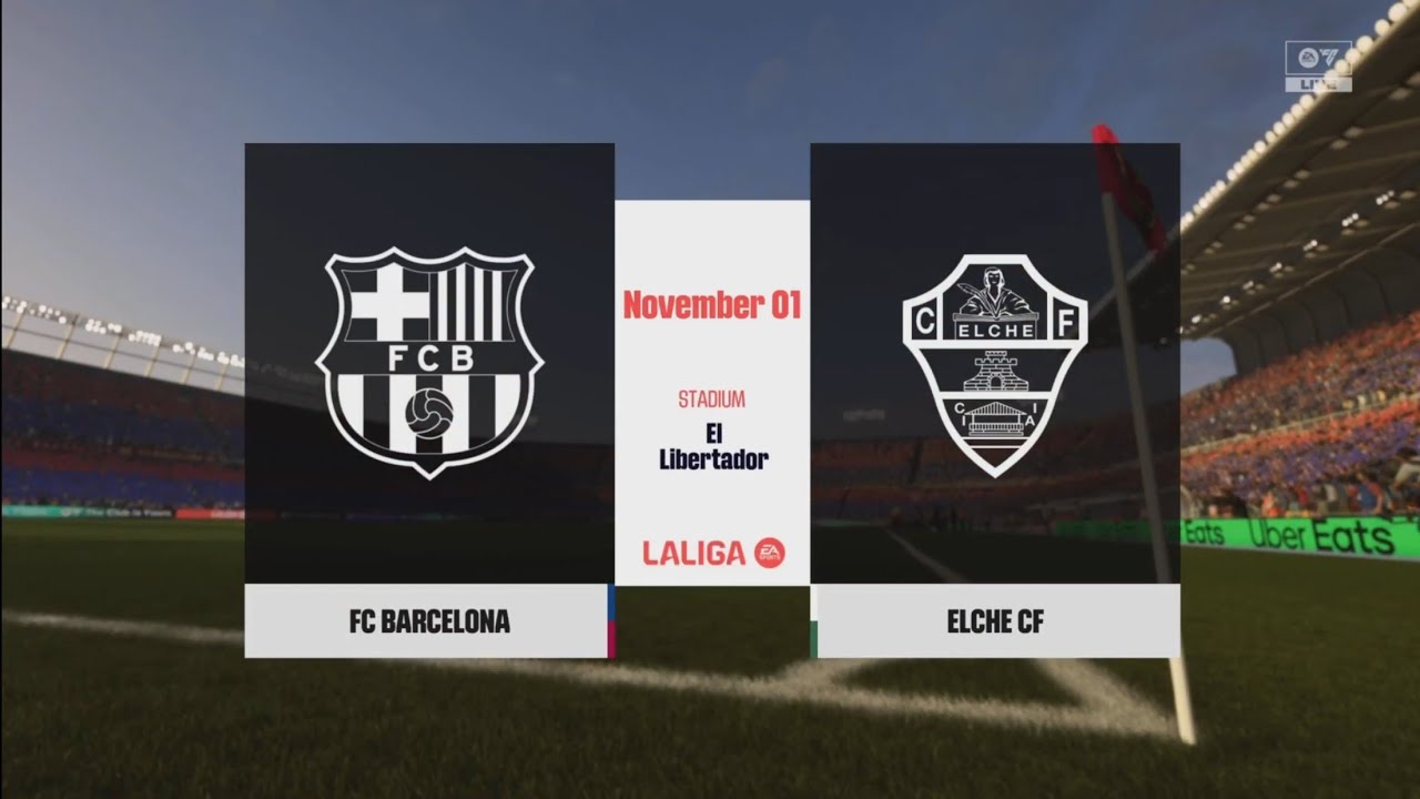 EA Sports FC 26: FC Barcelona vs Elche (La Liga) (PS5 slim)