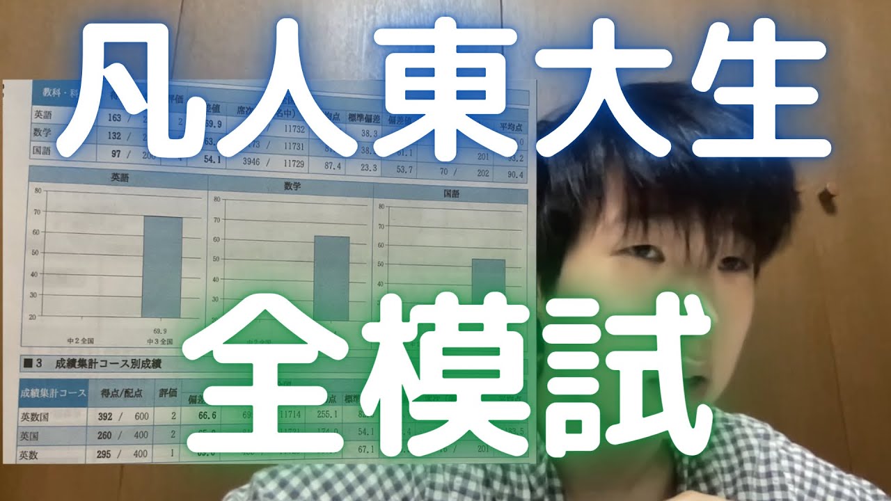 [意外とショボい！？]東大生の過去の模試全部公開します