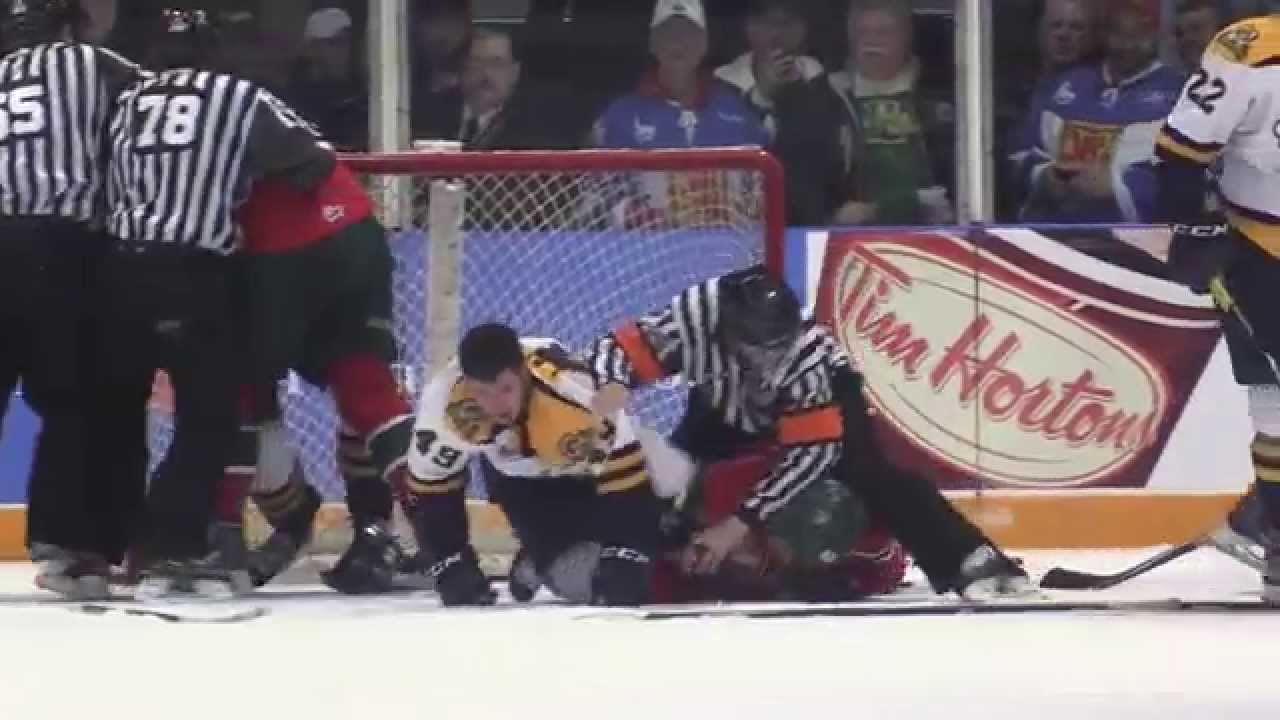 Highlights of Mooseheads Game 5  (2OT) win