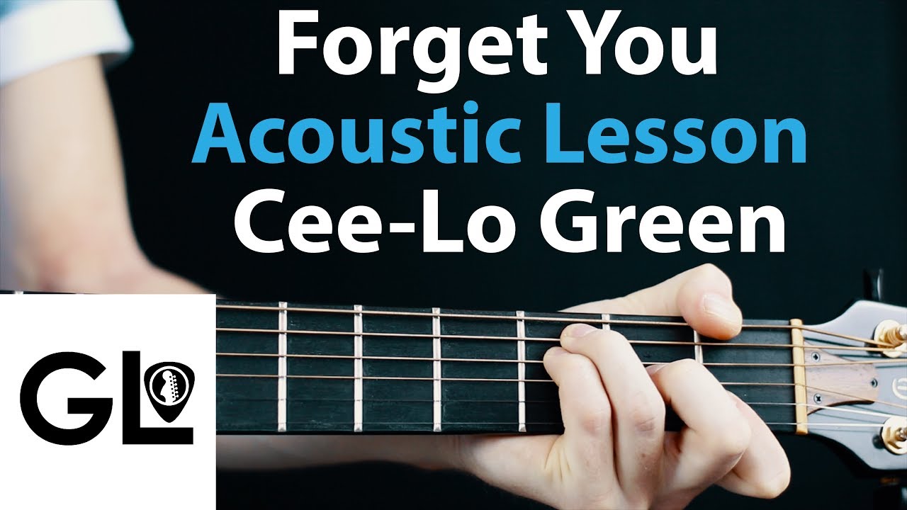 Forget You - Cee-Lo Green: Acoustic Guitar Lesson/Tutorial 🎸How To Play Chords/Rhythms