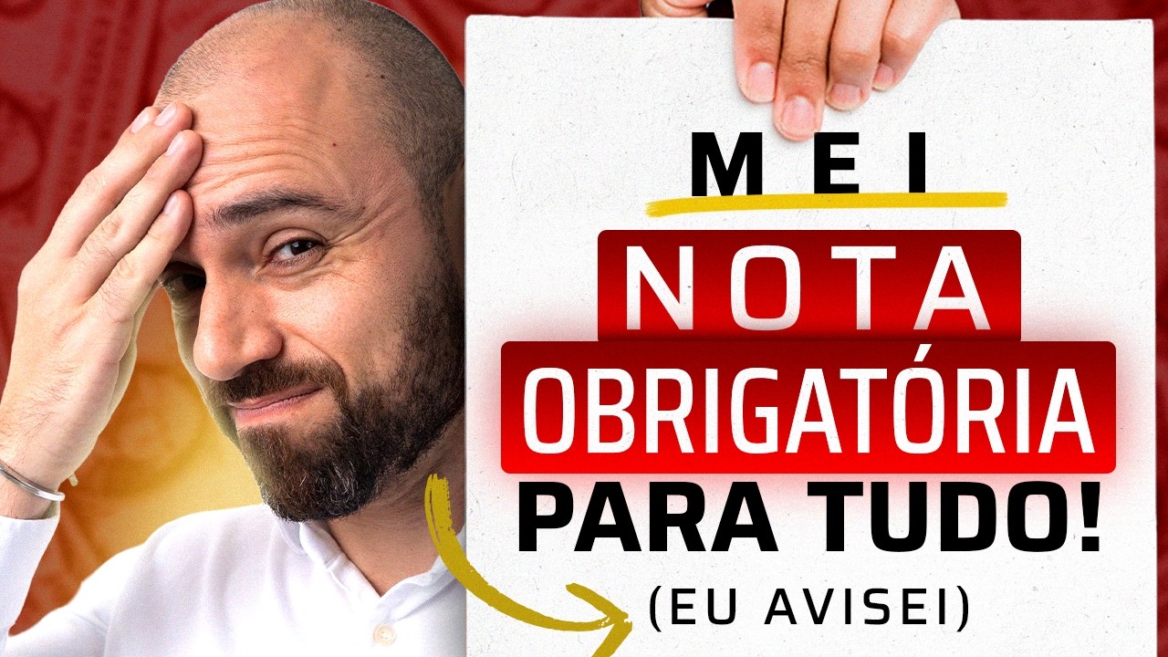 O FIM DA PAZ DO MEI? 😱 Nova Lei obriga Nota Fiscal em TUDO!