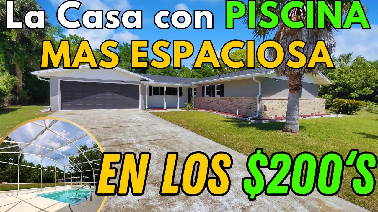La Mejor Oferta: Casa con Piscina Espaciosa en los 200'S