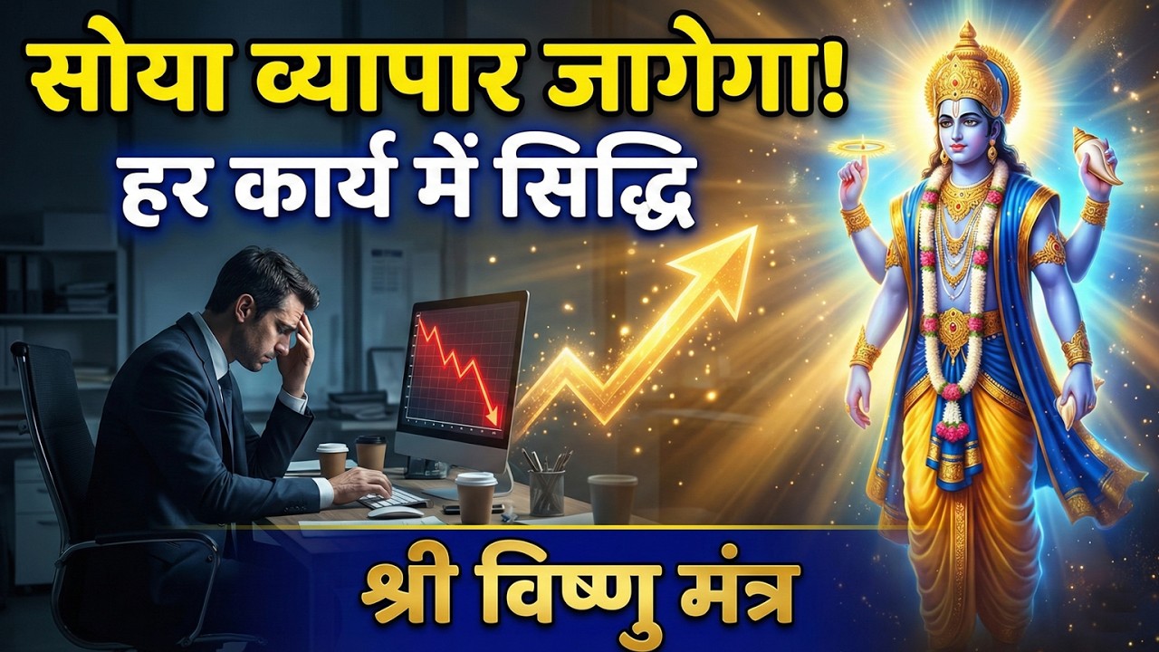 नौकरी और प्रमोशन की बाधाएँ होंगी खत्म! 108 बार इस गुप्त महामंत्र को सुनने का चमत्कार | विष्णु मंत्र