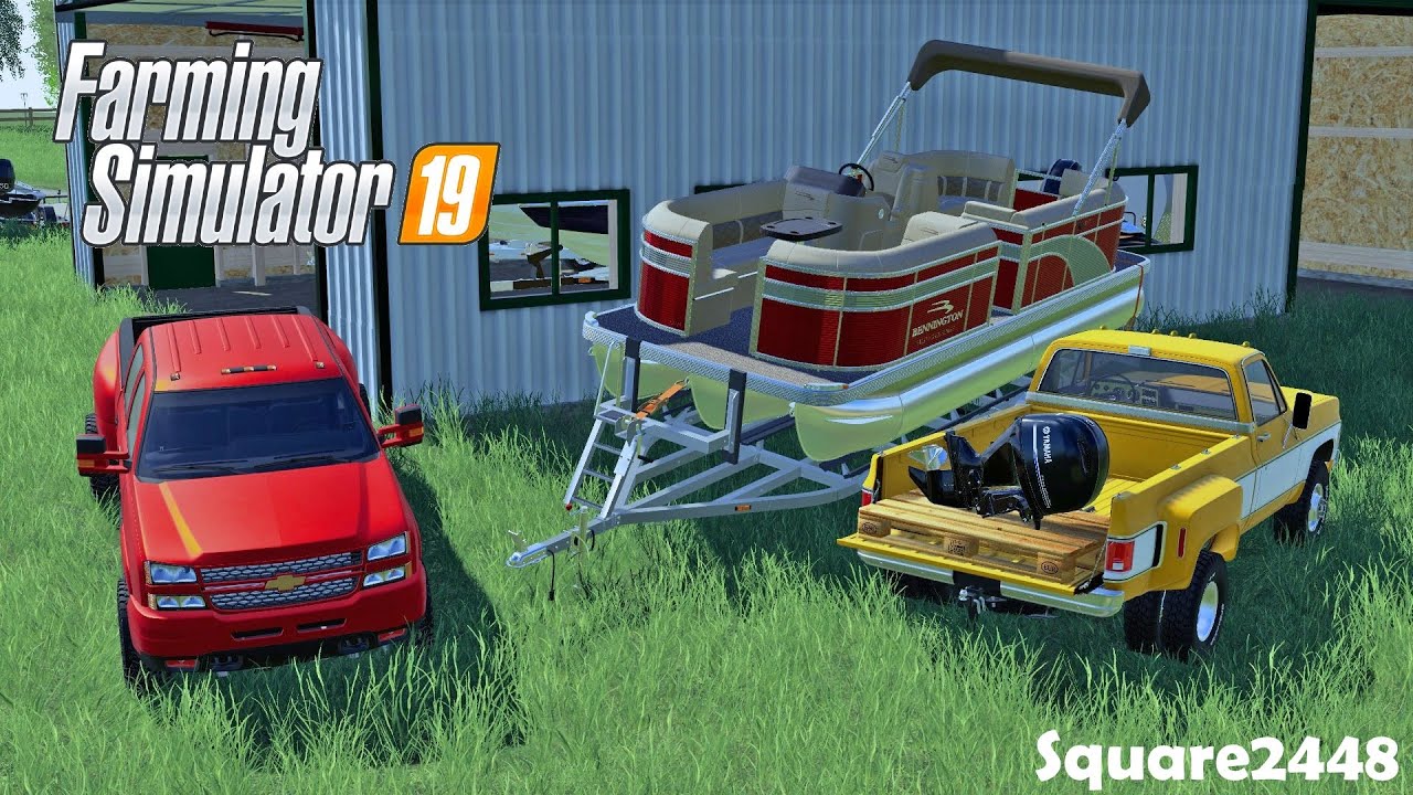 Buying Pontoon Boat! | New Pole Barn & Yamaha Engine | Ranch | Homeowner Series  | FS19