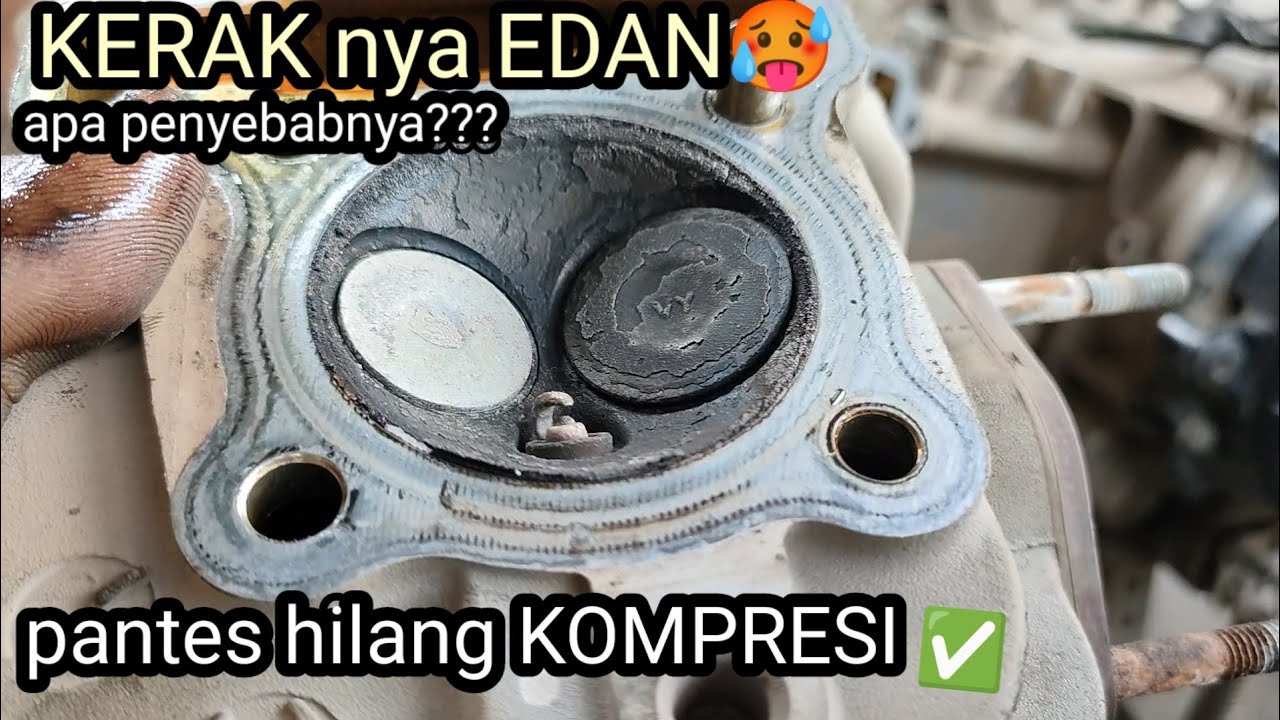 Bongkar mesin beat pop HILANG KOMPRESI✅