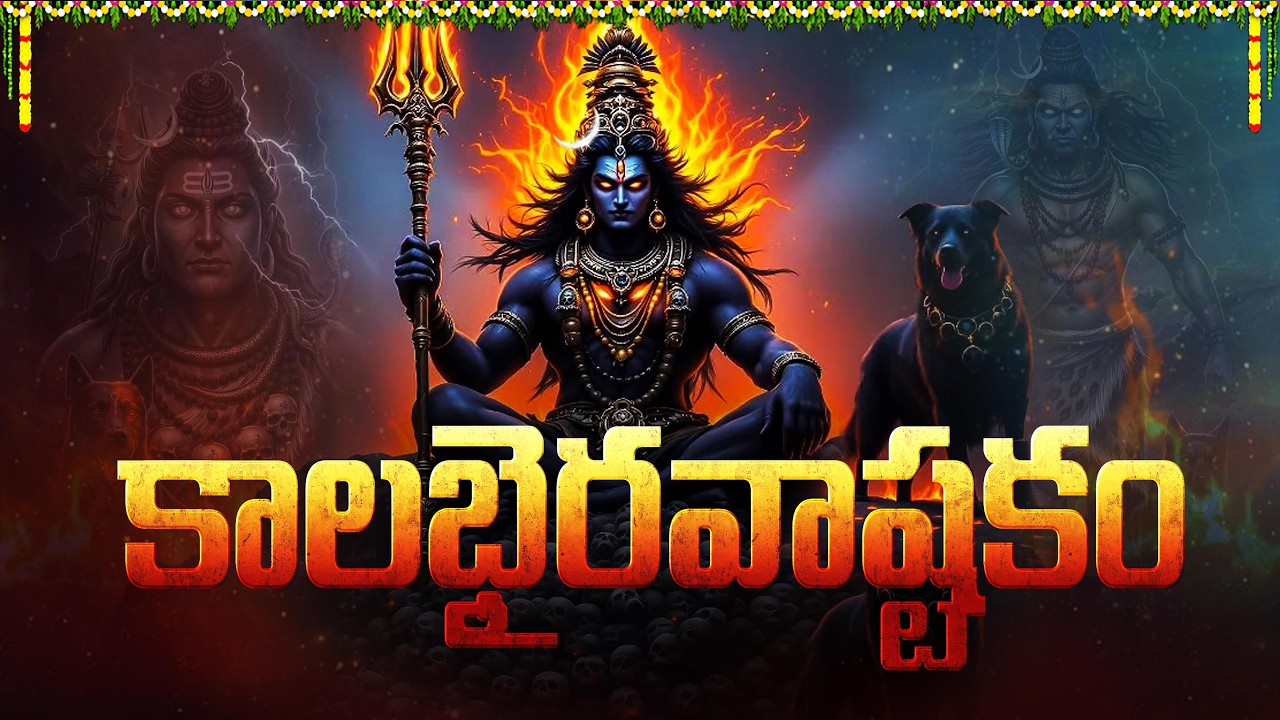 కాలభైరవాష్టకం | Kalabhairava Ashtakam Telugu | Powerful Shiva Bhakti Songs | Bhakti Songs Telugu