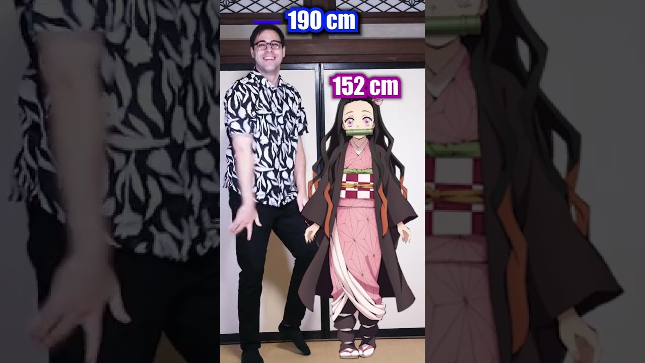Tama&ntilde;o de los personajes de Kimetsu no Yaiba #anime #demonslayer #kimetsunoyaiba