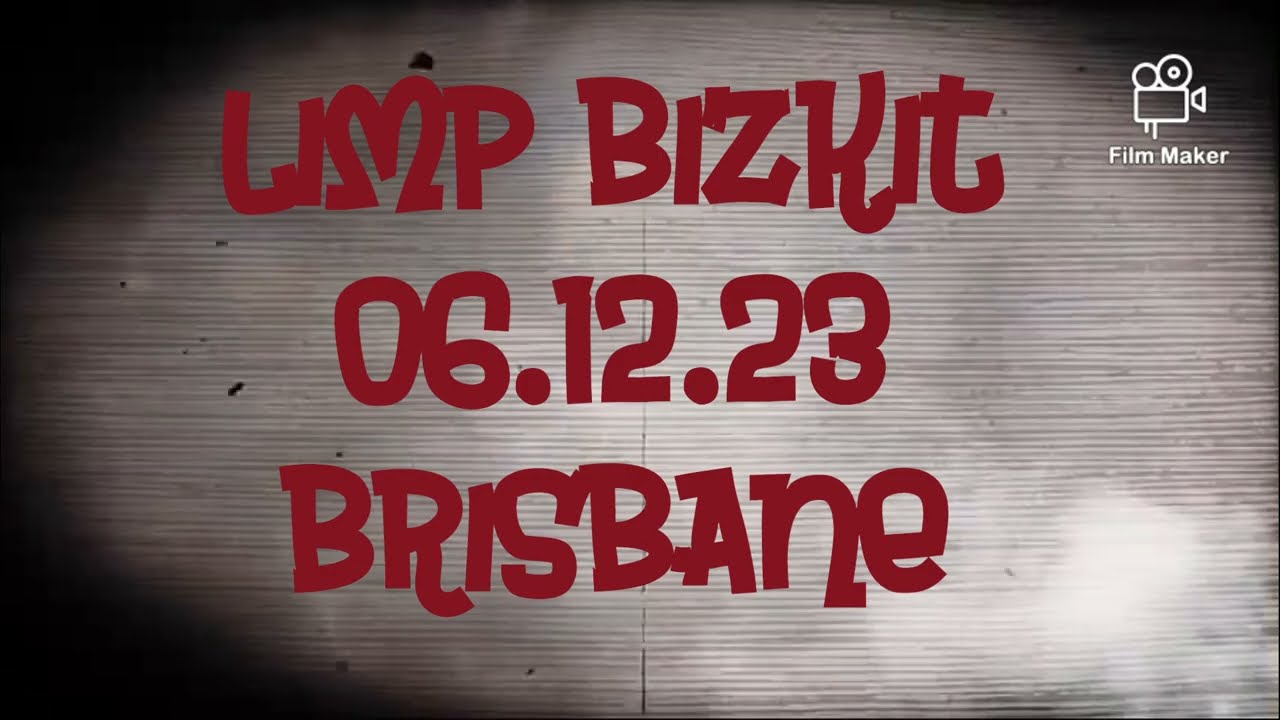 Limp Bizkit live Brisbane Fortitude Music Hall 06.12.23