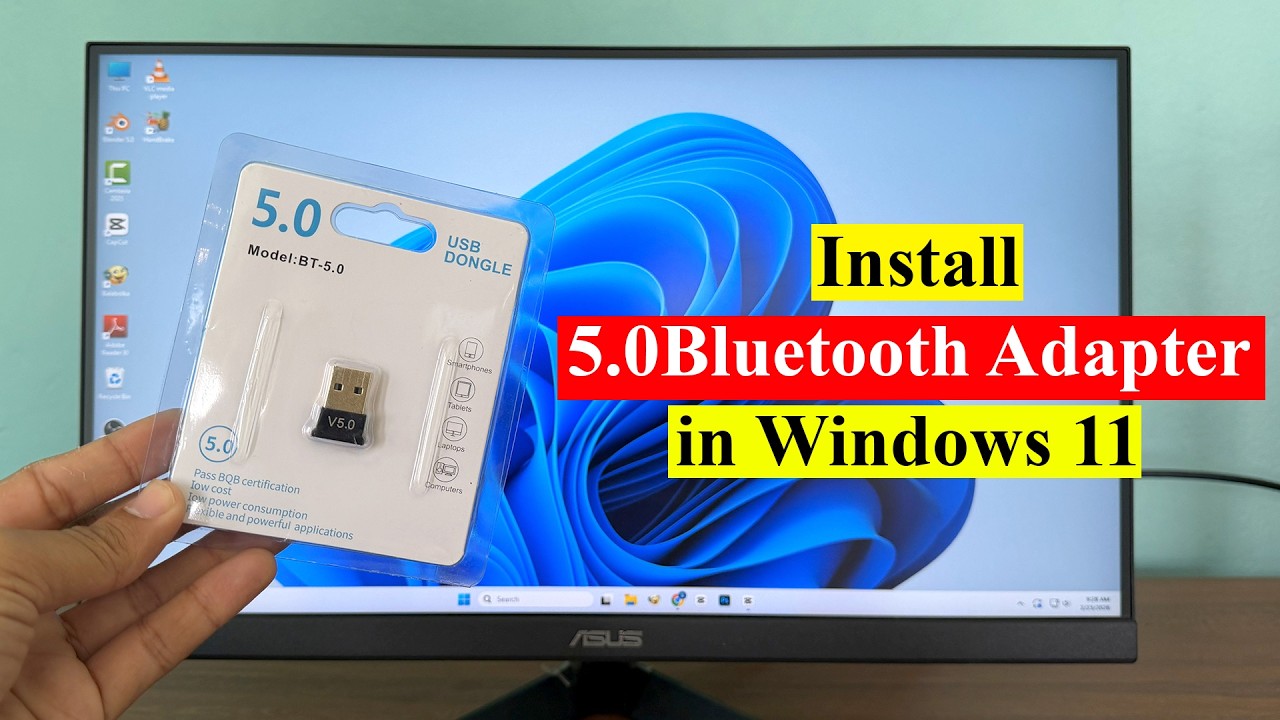 How to connect Bluetooth usb dongle v5 0