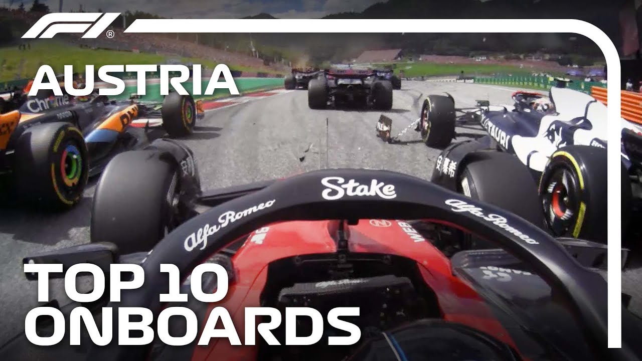 Max And Checo's Sprint Scrap And The Top 10 Onboards | 2023 Austrian Grand Prix | Qatar Airways