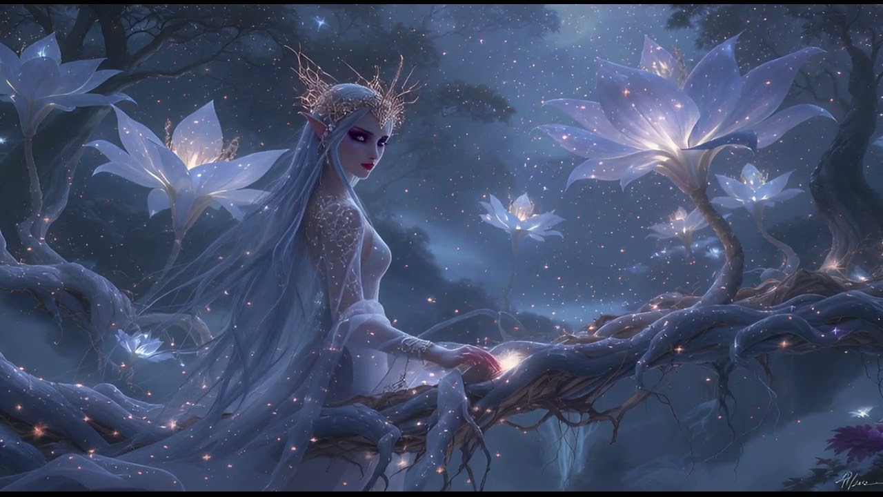 Relaxing Music for Sleep - Elegant High Elf in the Whispering Woods