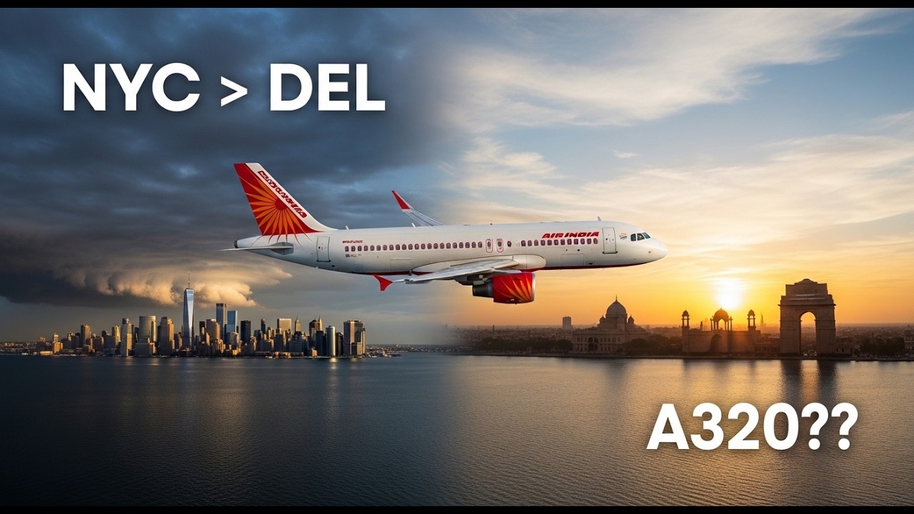 NYC → Delhi | Air India A320 | Microsoft Flight Simulator