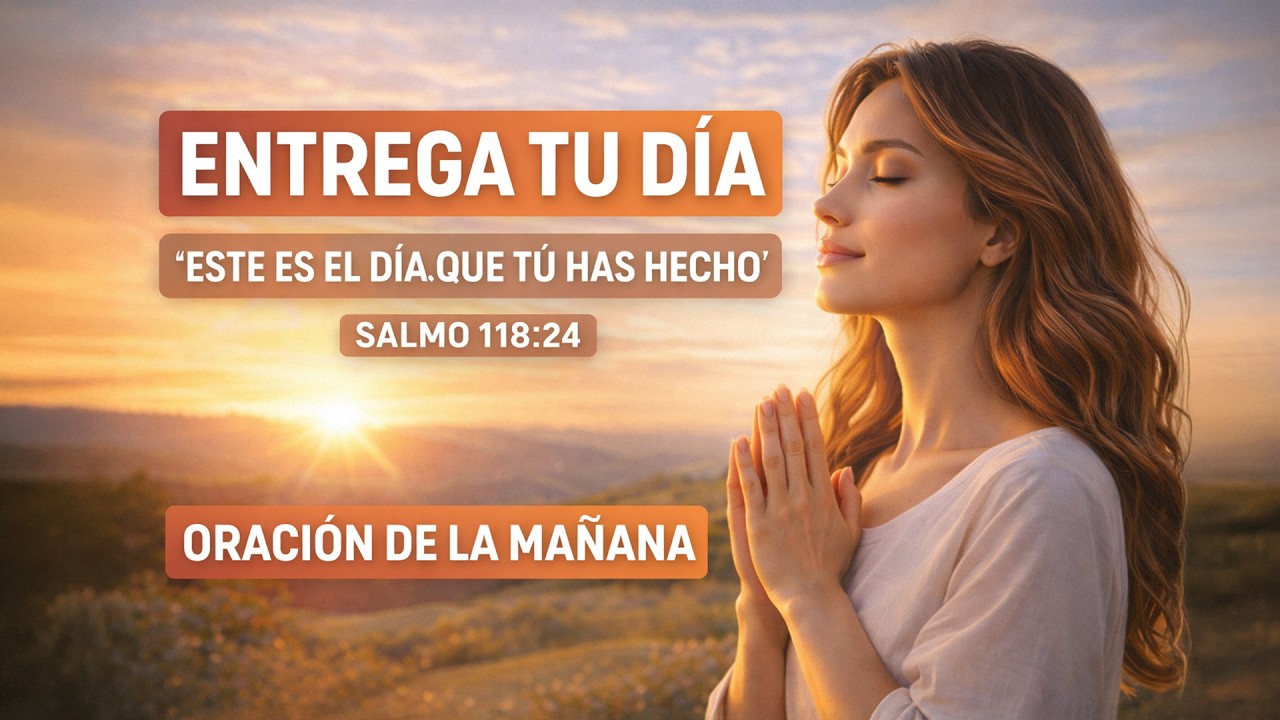 ORACIÓN DE LA MAÑANA | ENTREGA TU DÍA A DIOS Y RECIBE SU PAZ HOY