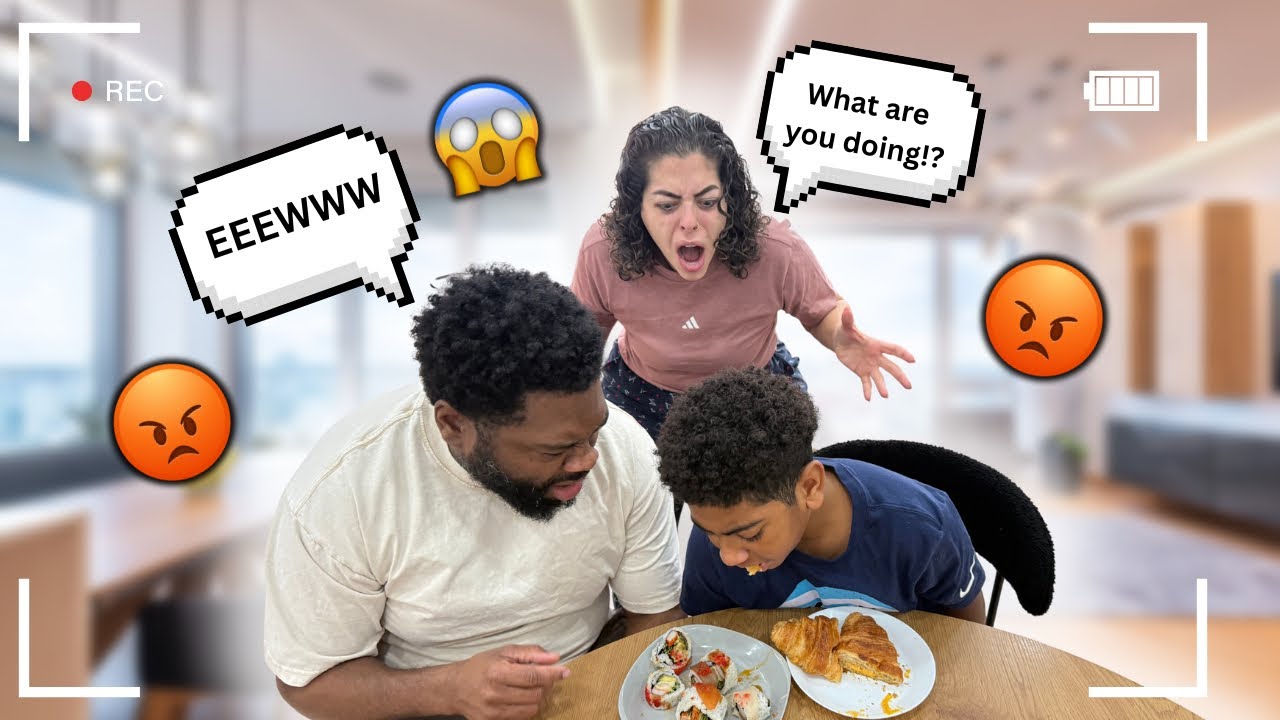 Spitting In My Dads Food To See His Reaction!