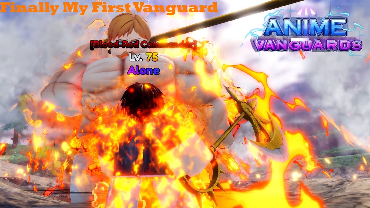 I Finally obtain my first vanguard in Anime Vanguard
