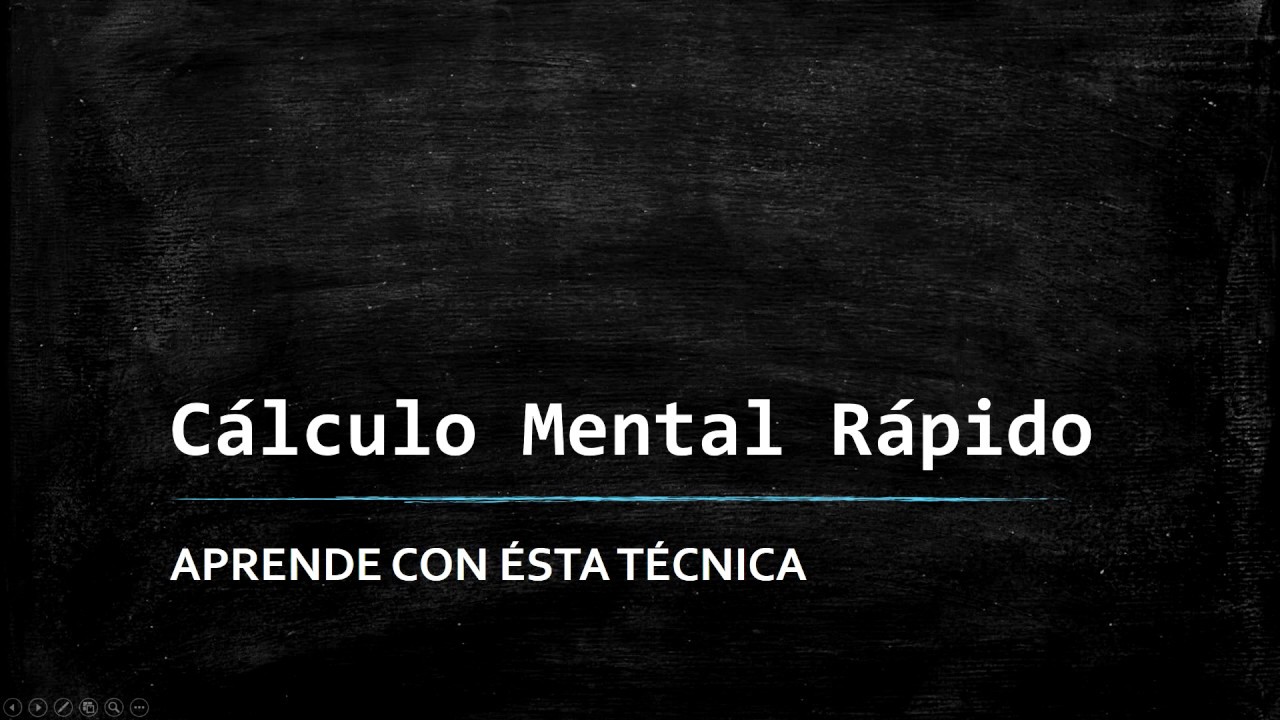 Cálculo Mental Rápido | Aprende con ésta técnica