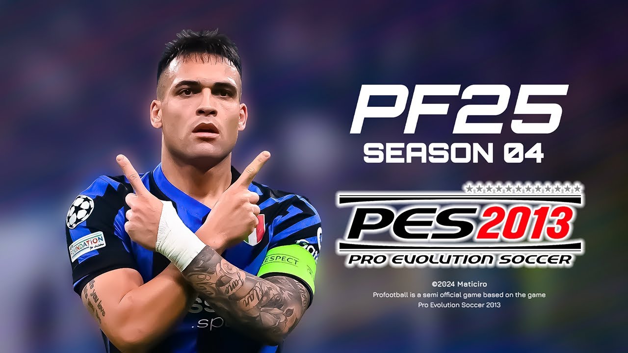 Лучший патч для PES 2013 теперь бесплатный! Profootball 25 Сезон 04 + Обновление 01
