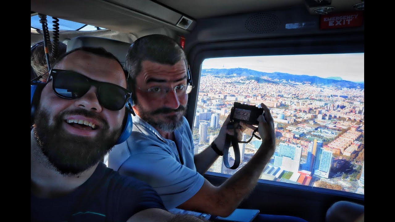 AM ZBURAT CU ELICOPTERUL PESTE BARCELONA!