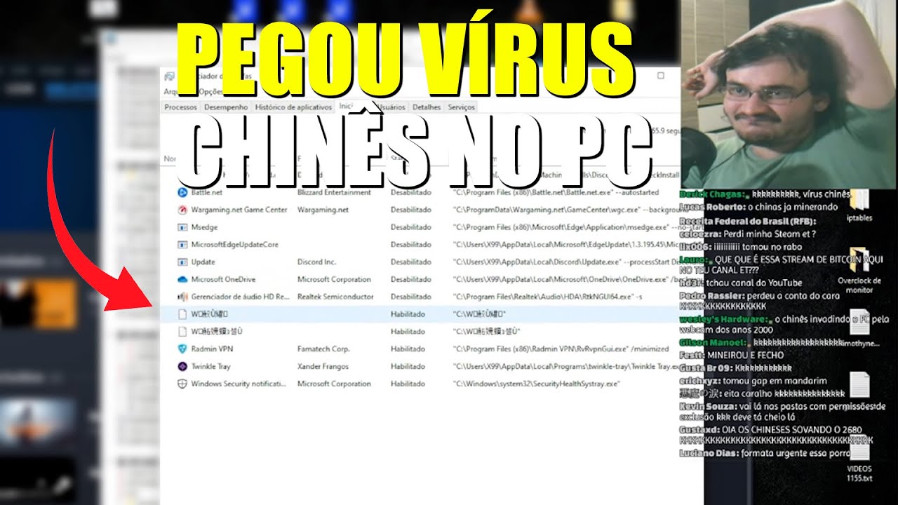 REAÇÃO DO ET AO PEGAR VÍRUS NO PC PRINCIPAL KKKKK