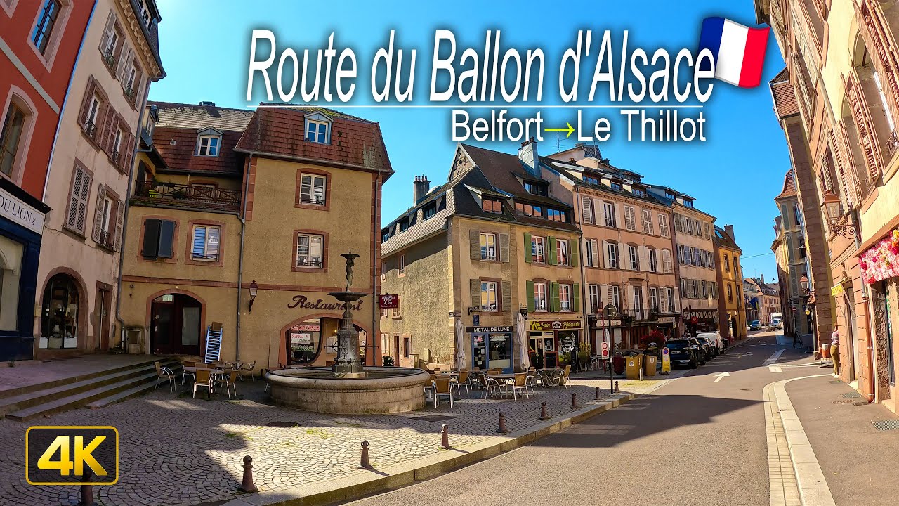 Through the Vosges Mountains 🇫🇷 | Driving the Route du Ballon d’Alsace | Belfort to Le Thillot