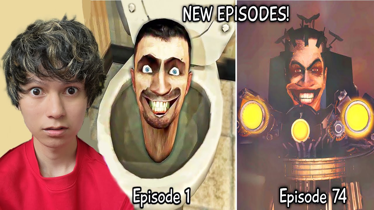 skibidi toilet 1-74 reaction