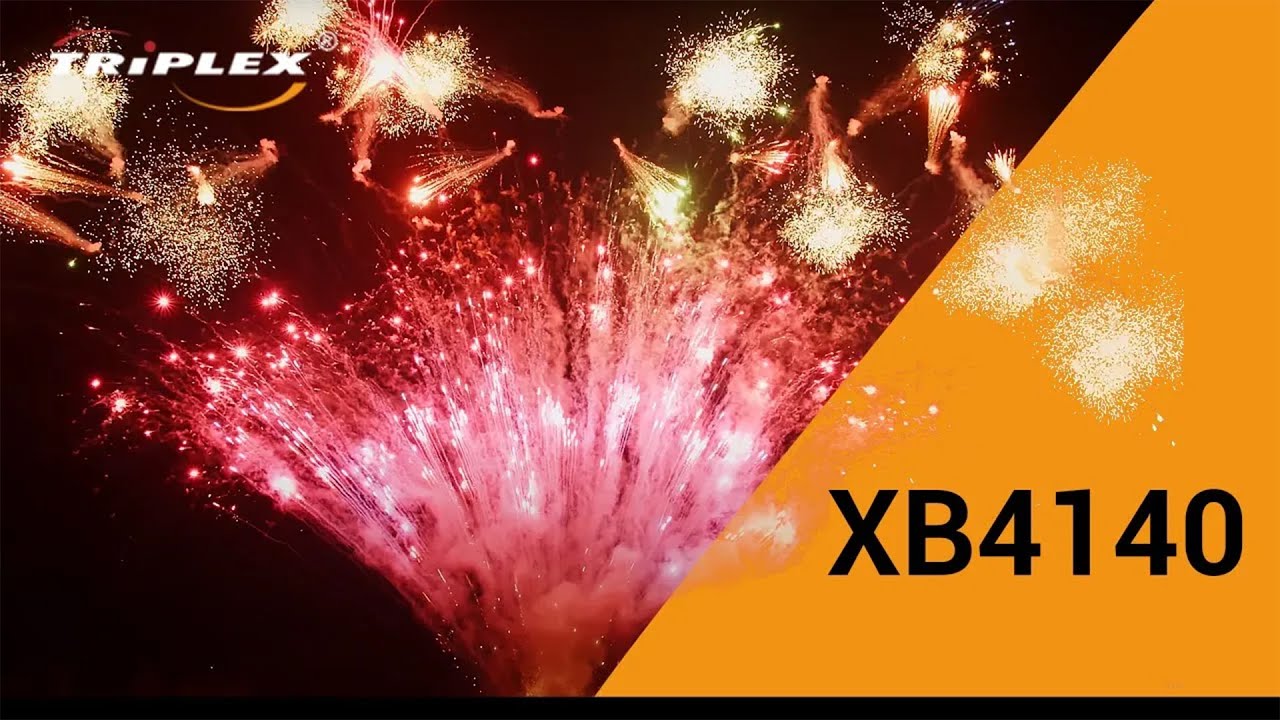 FAJERWERKI XB4140 156S 1.2'' V CAKE F4 TRIPLEX FIREWORKS