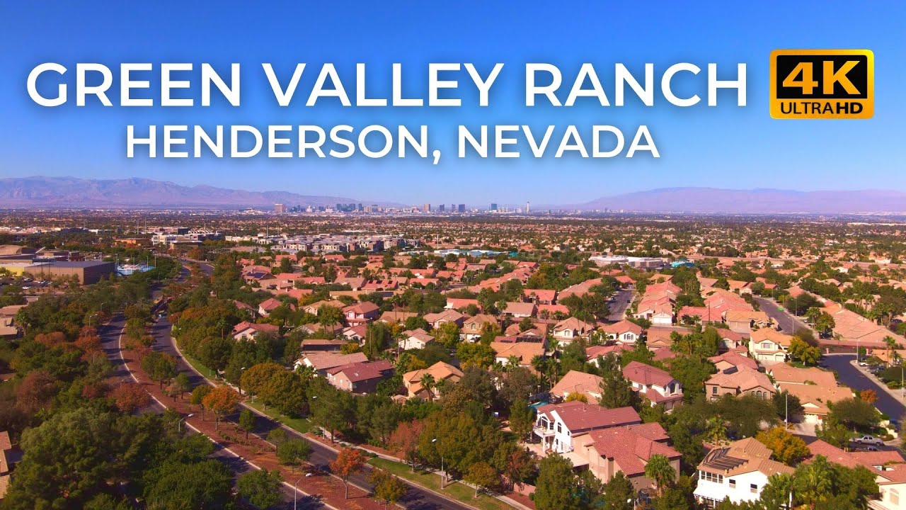 GREEN VALLEY RANCH | Henderson, Nevada | Spectacular Views | 4K HD Drone