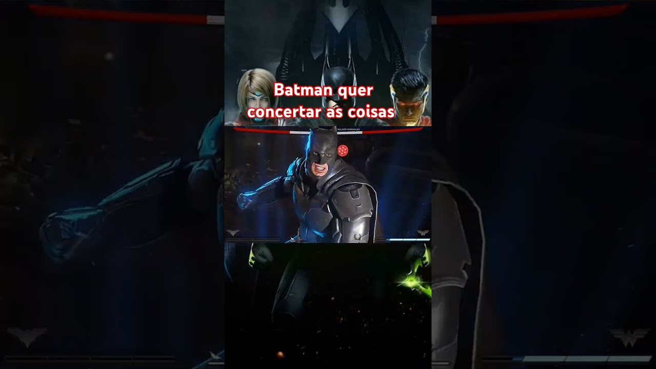 Batman tenta convencer mulher maravilha