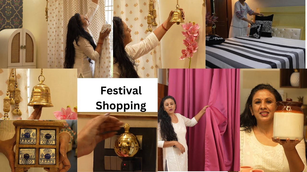 दिवाली की लिए घर और मंदिर की शॉपिंग || Festival Shopping for Home & Mandir