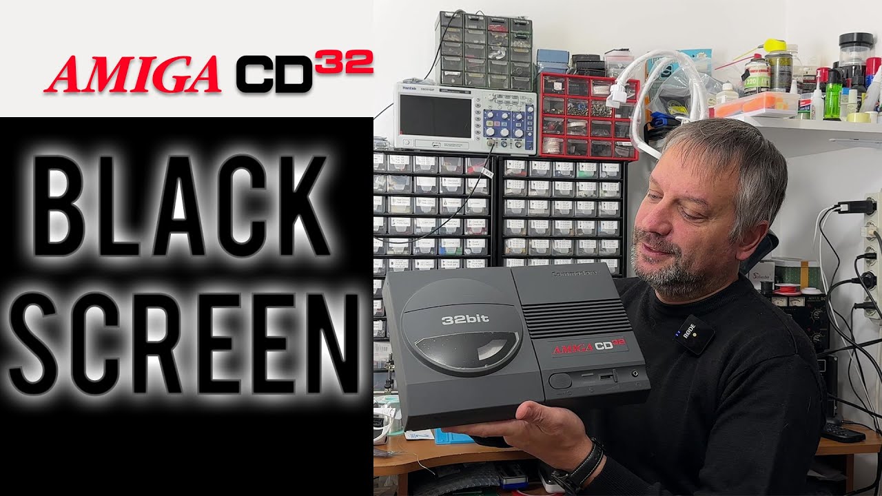 RV071: Amiga CD32 - Black screen - Riparazione - Recap - Schermo nero