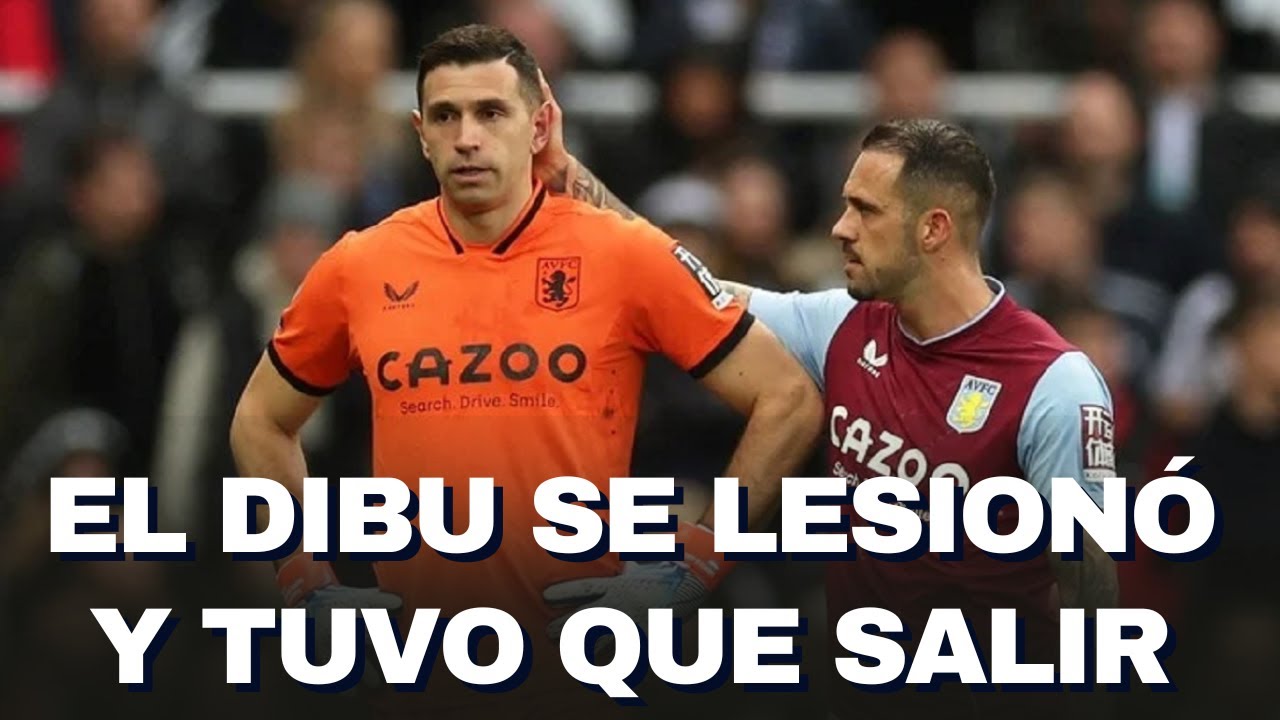 El Dibu Martinez TUVO QUE SALIR DE LA CANCHA tras un duro rodillazo en la cabeza 😥